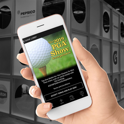 PGA-Sweepstakes Sizzle Spin was featured at the 2019 PGA Merchandise Show Sweepstakes